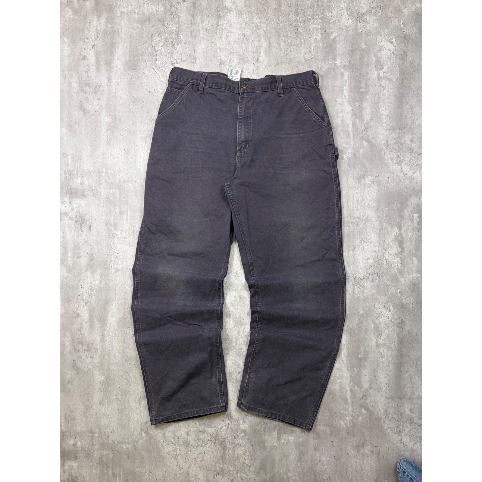 Vintage Carhartt Dungaree Fit Canvas Workwear Carpenter Pants Size 38