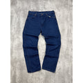 Vintage 80s Wrangler Dark Wash Western Style Denim Pants Size 33 Blue