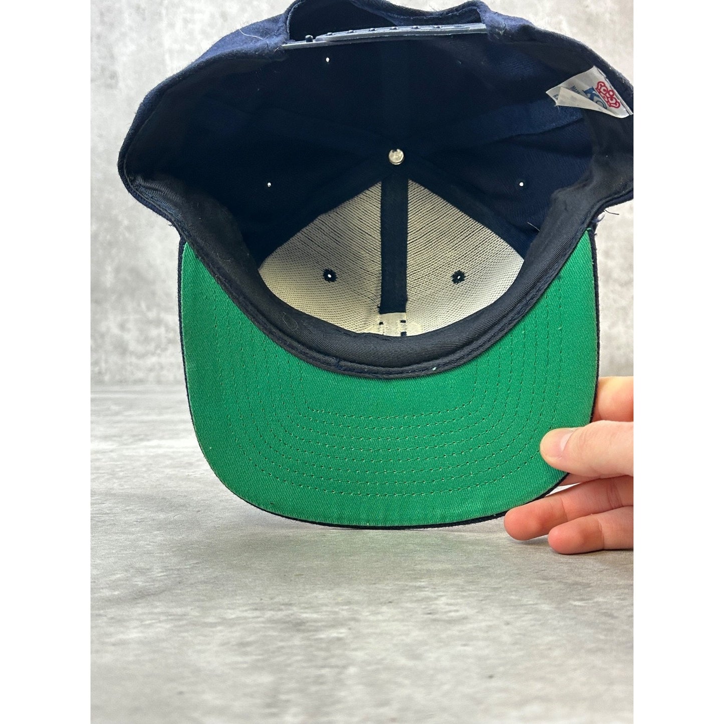 Vintage 90s Embroidered IC Spellout Snapback Hat OSFA