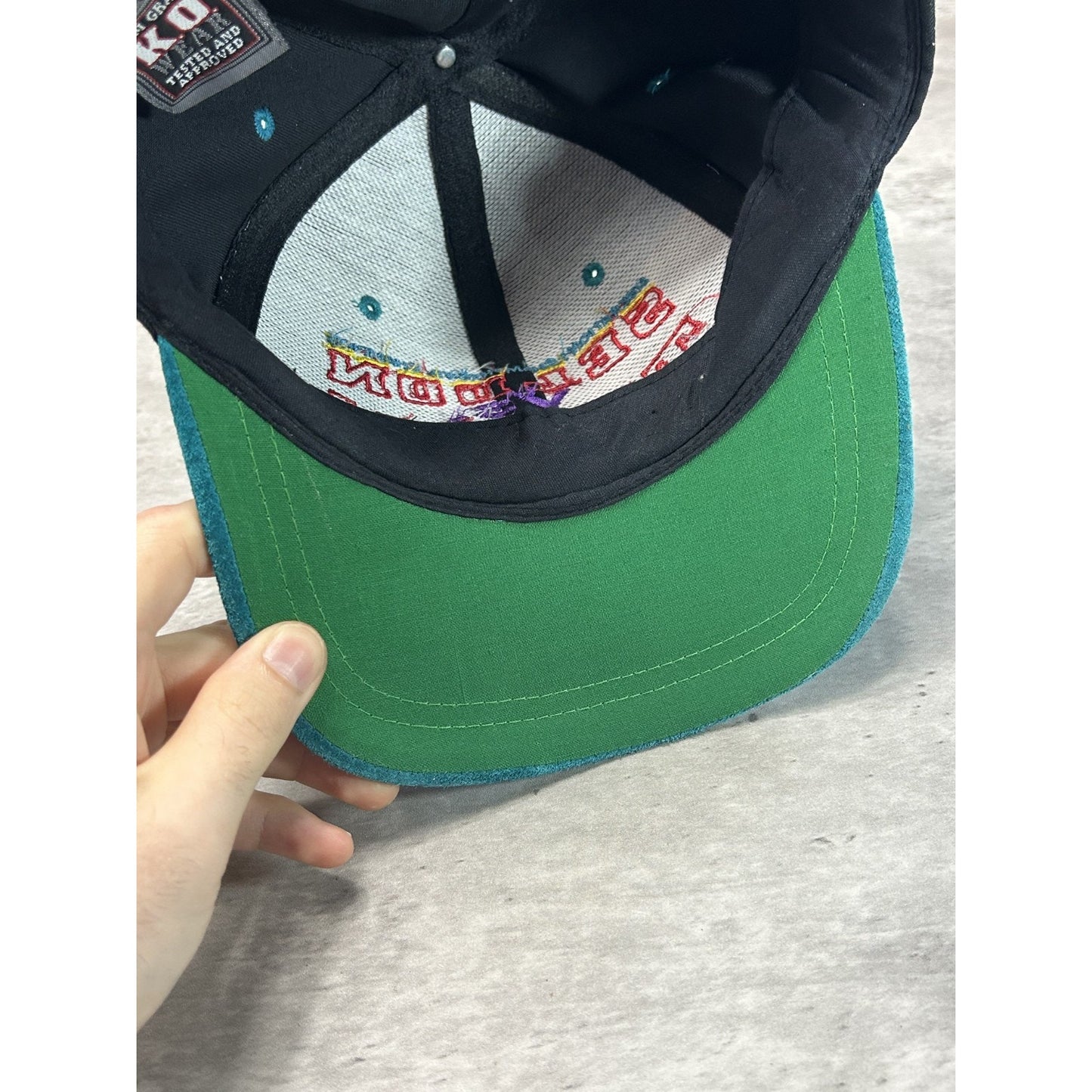 Vintage 1996 MGM Seldon Vs Tyson Boxing Embroidered Snapback Hat OSFA