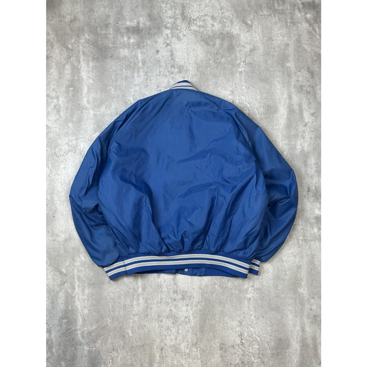 Vintage 80s/90s Minnesota Timberwolves NBA Nylon Bomber Jacket Size XL