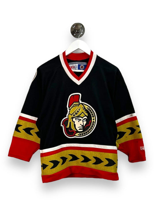 Vintage Ottawa Senators NHL CCN Stitched Hockey Jersey Size Medium