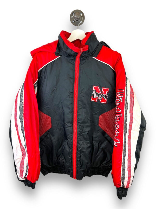 Vintage 1990s Nebraska Cornhuskers NCAA Pro Player Reversible Jacket Size Medium