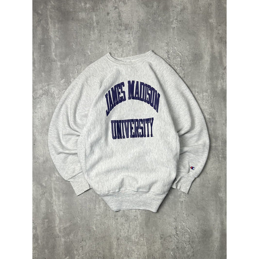 Vintage 90s James Madison NCAA Champion Reverse Weave Sweatshirt Size XXL