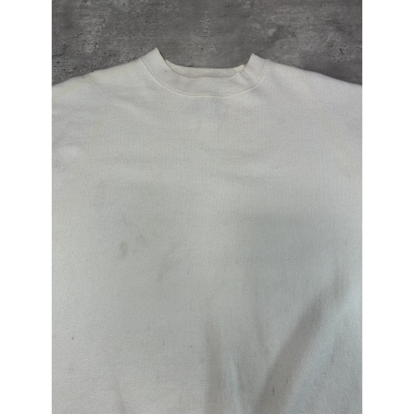 Vintage 90s Mickey Mouse Blank Pullover Crewneck Sweatshirt Size Large