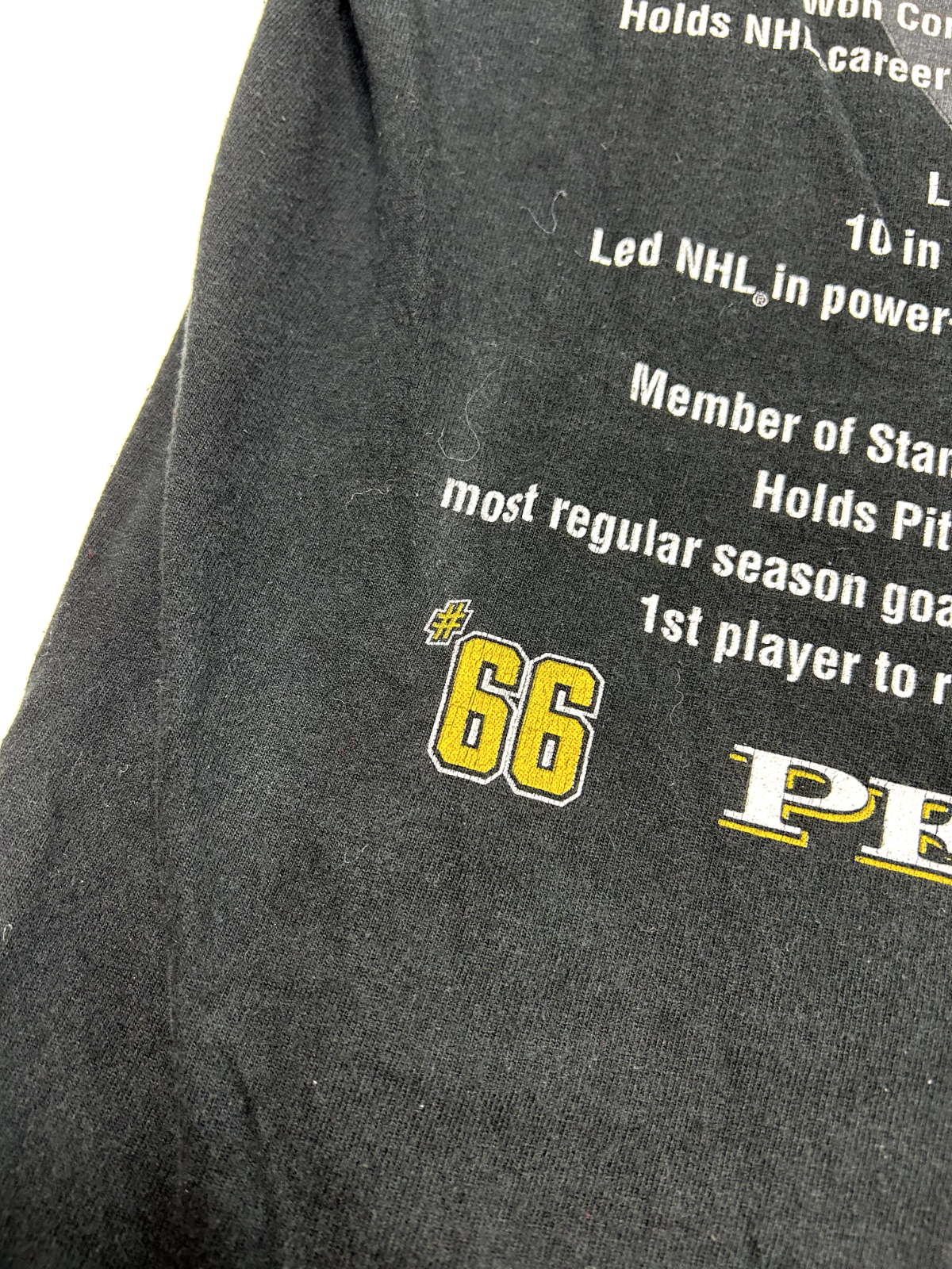 VTG 1997 Mario Lemieux #66 Pittsburgh Penguins Player Graphic T-Shirt Sz Medium