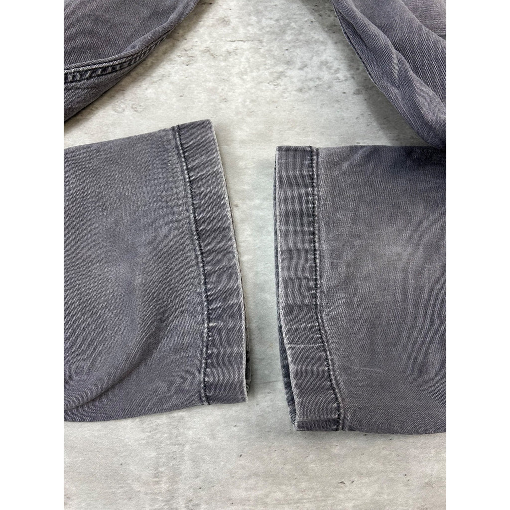 Carhartt Relaxed Fit Canvas Workwear Gray Cargo Pants Size 35