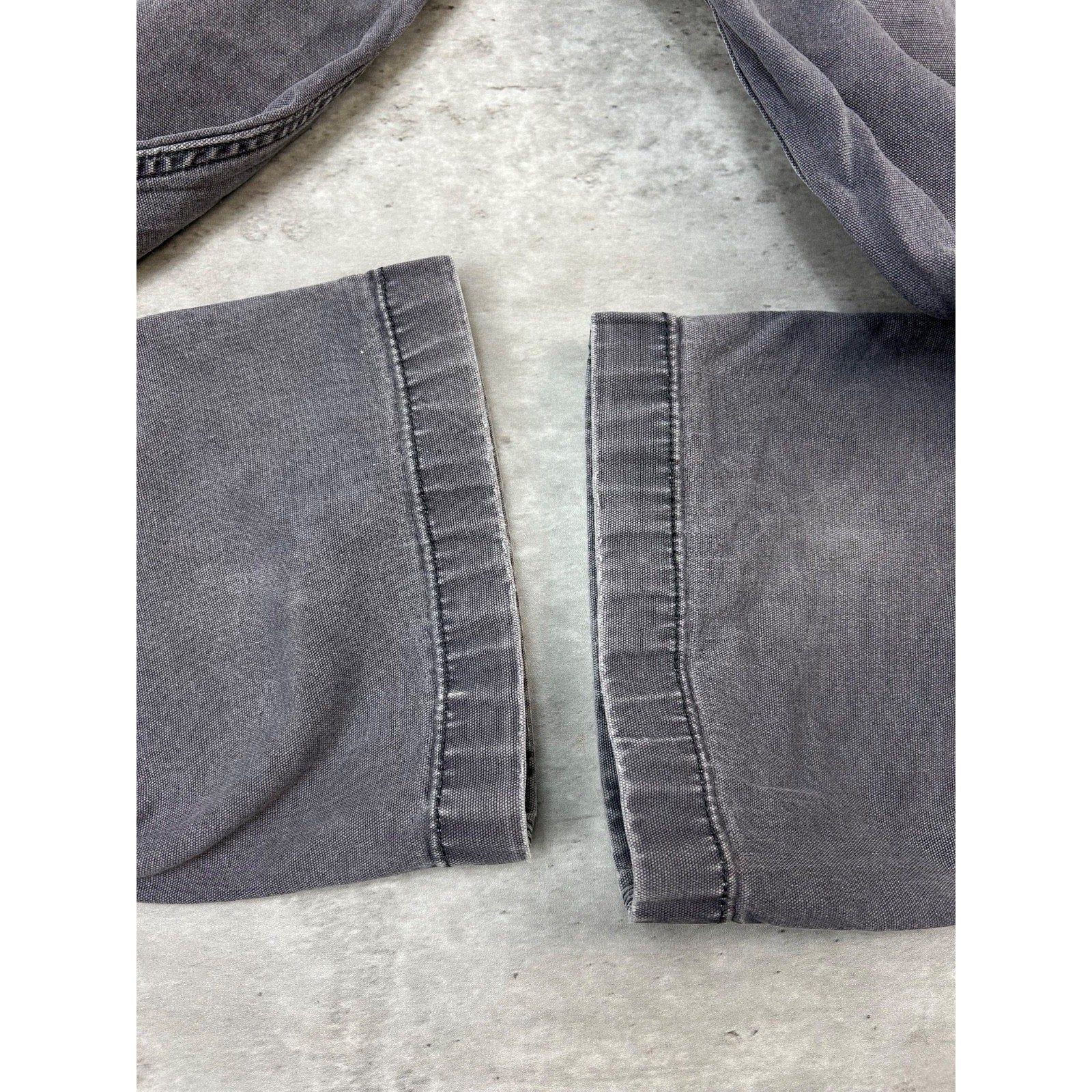 Carhartt Relaxed Fit Canvas Workwear Gray Cargo Pants Size 35