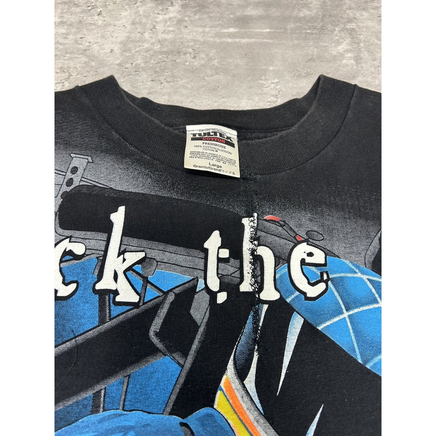 Vintage 1998 Kyle Petty Hot Wheels Racing Nascar All Over Print T-Shirt Sz Large