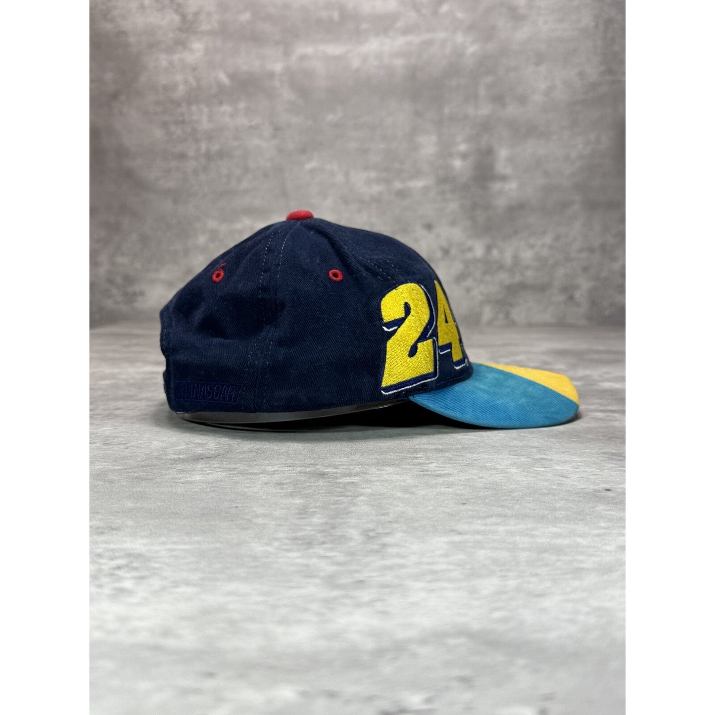 Vintage Jeff Gordon #24 NASCAR Dupont Racing Team Strapback Hat OSFA
