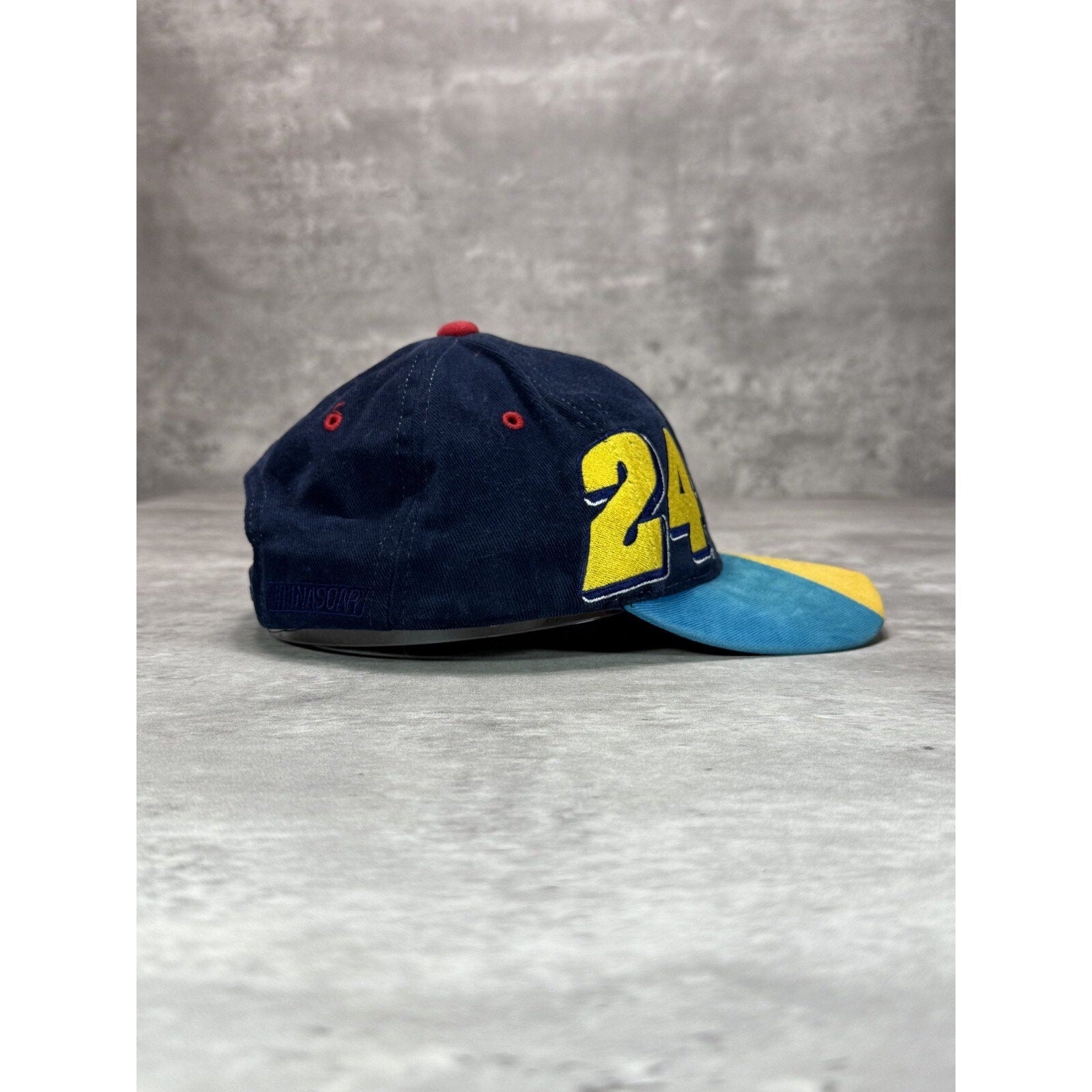 Vintage Jeff Gordon #24 NASCAR Dupont Racing Team Strapback Hat OSFA