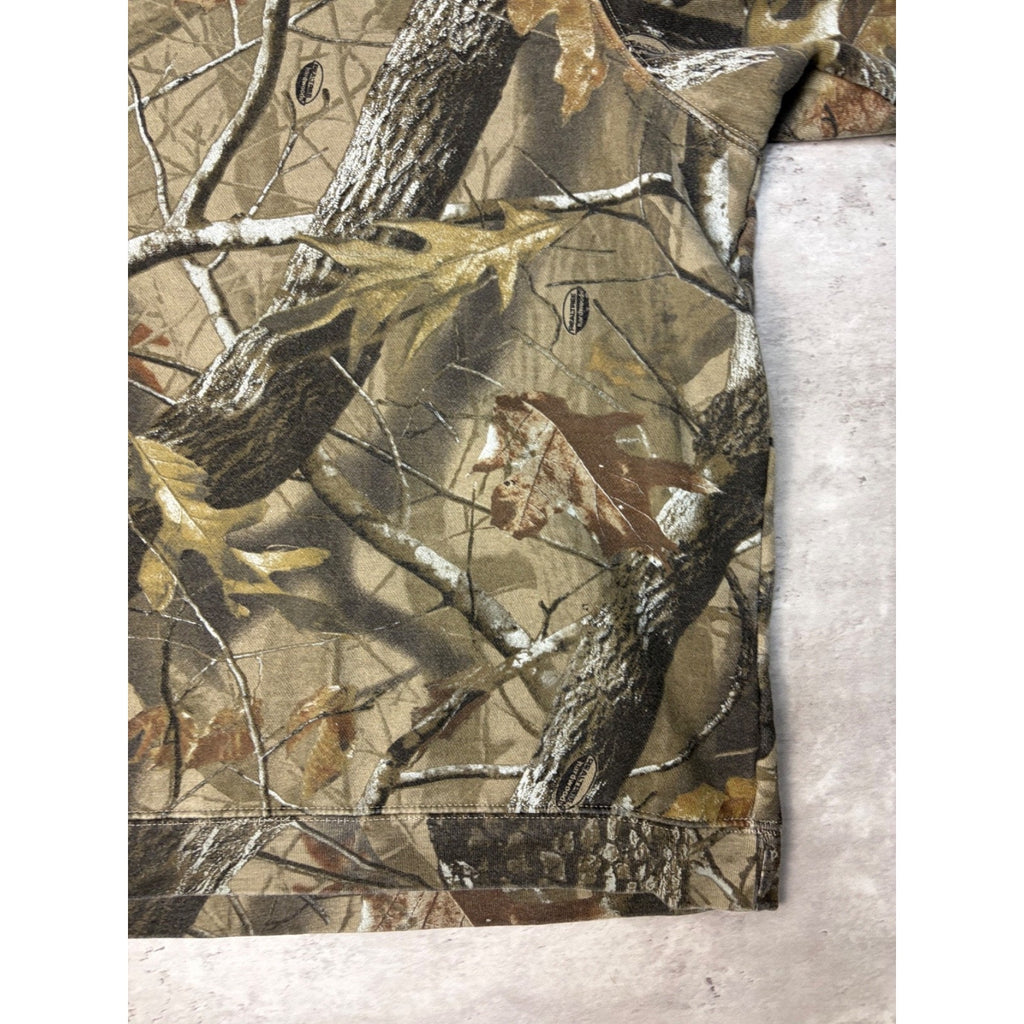 Vintage Outfitters Ridge Realtree Hardwoods Hunting Crewneck Sweatshirt Size XL