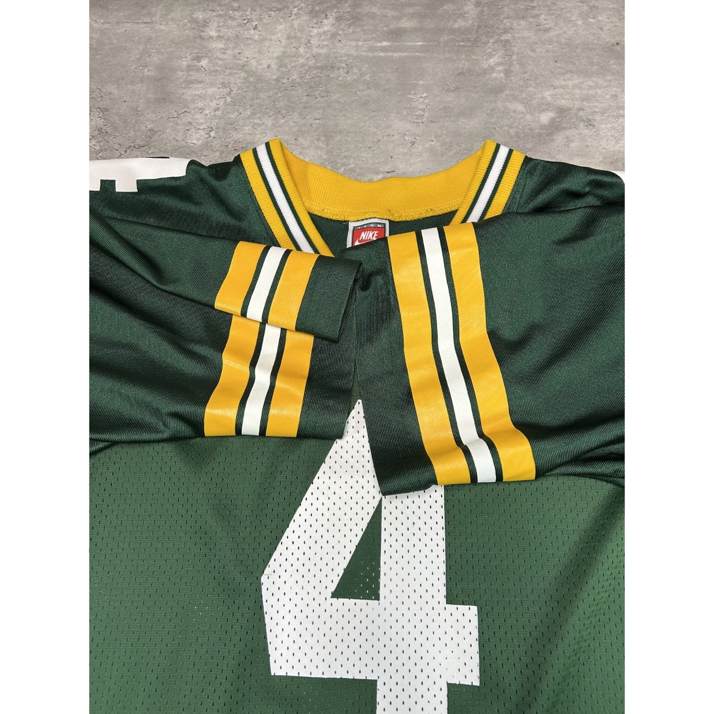 Vintage 90s Brett Favre #4 Green Bay Packers NFL Nike Football Jersey Size XL