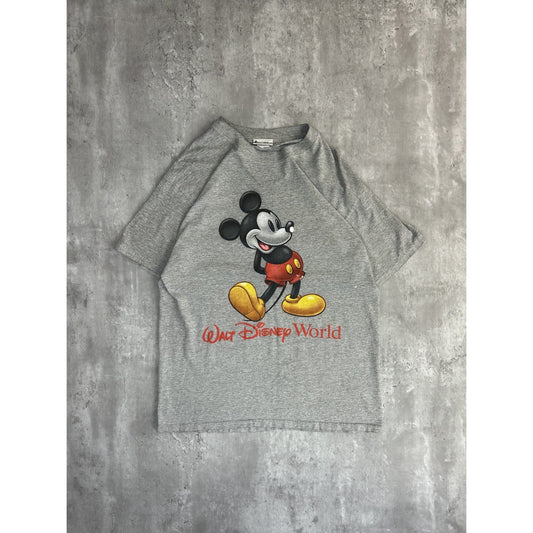 Vintage 90s Mickey Mouse Walt Disney World Cartoon Graphic T-Shirt Size XL