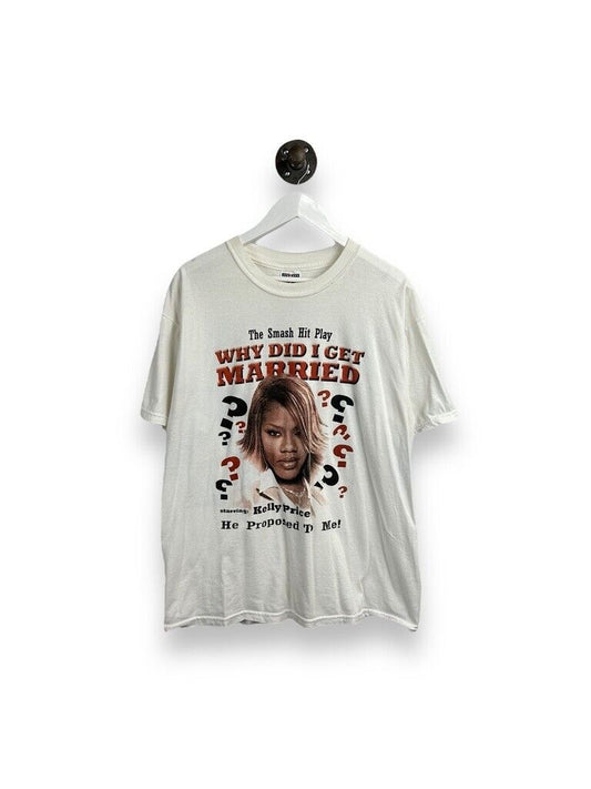 Vintage Tyler Perry Why Did I Get Married Movie T-Shirt Size XL White