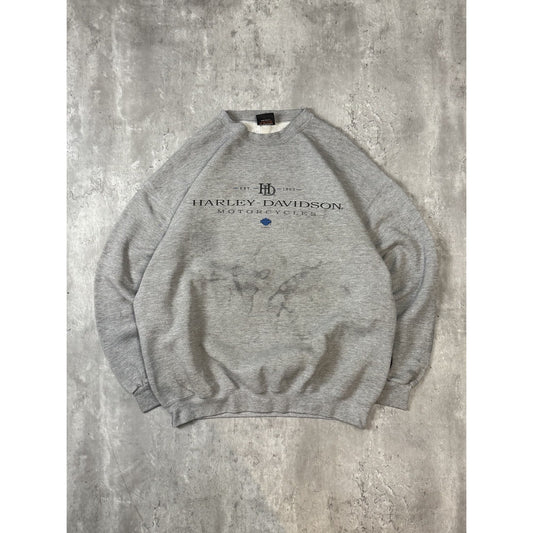 Vintage 2000 Harley Davidson Classic Logo Spellout Graphic Sweatshirt Size XL