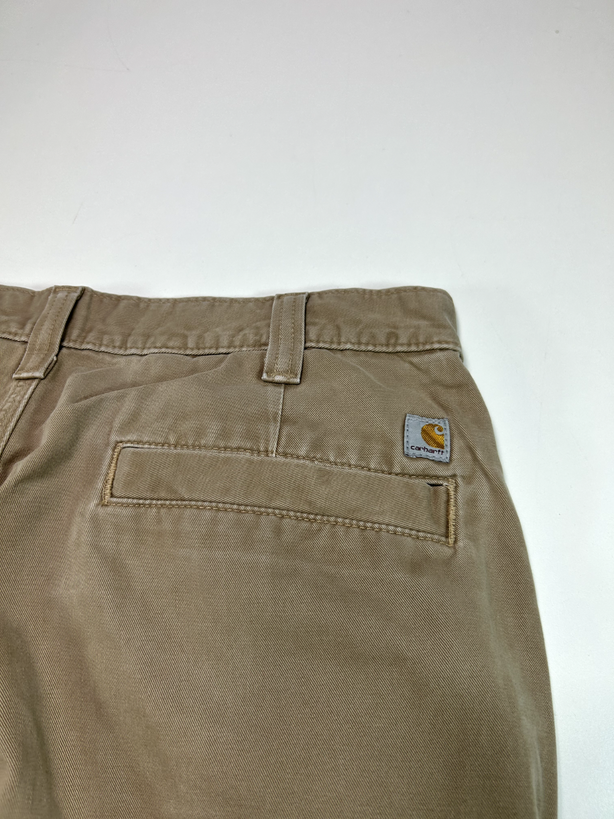 Carhartt Chino Style Twill Five Pocket Khaki Workwear Pants Size 35