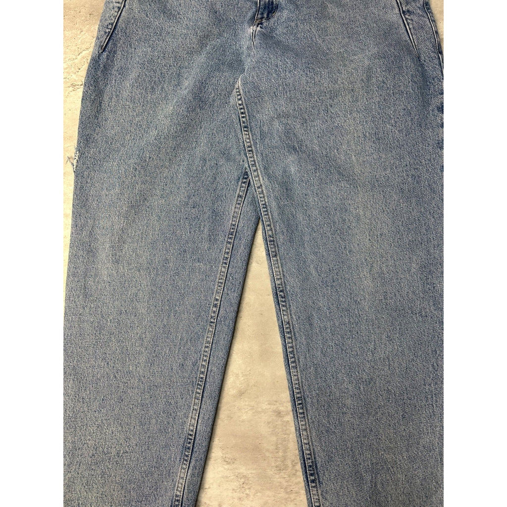 Vintage 90s Guess Jeans Medium Wash Baggy Fit Denim Pants Size 35