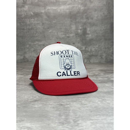 Vintage 80s Looney Tunes Yosemite Sam Shoot The Caller Trucker Snapback Hat OSFA