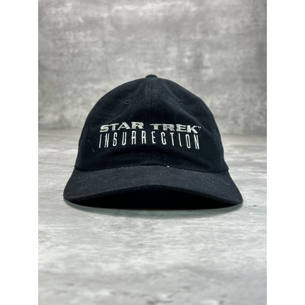 Vintage 90s Star Trek Insurrection Embroidered Movie Promo Snapback Hat OSFA