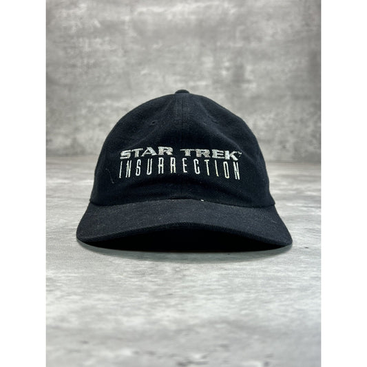 Vintage 90s Star Trek Insurrection Embroidered Movie Promo Snapback Hat OSFA