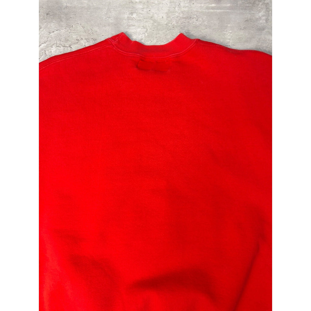 Vintage 90s Kansas City Chiefs NFL Graphic Spellout Football Sweatshirt Sz Large