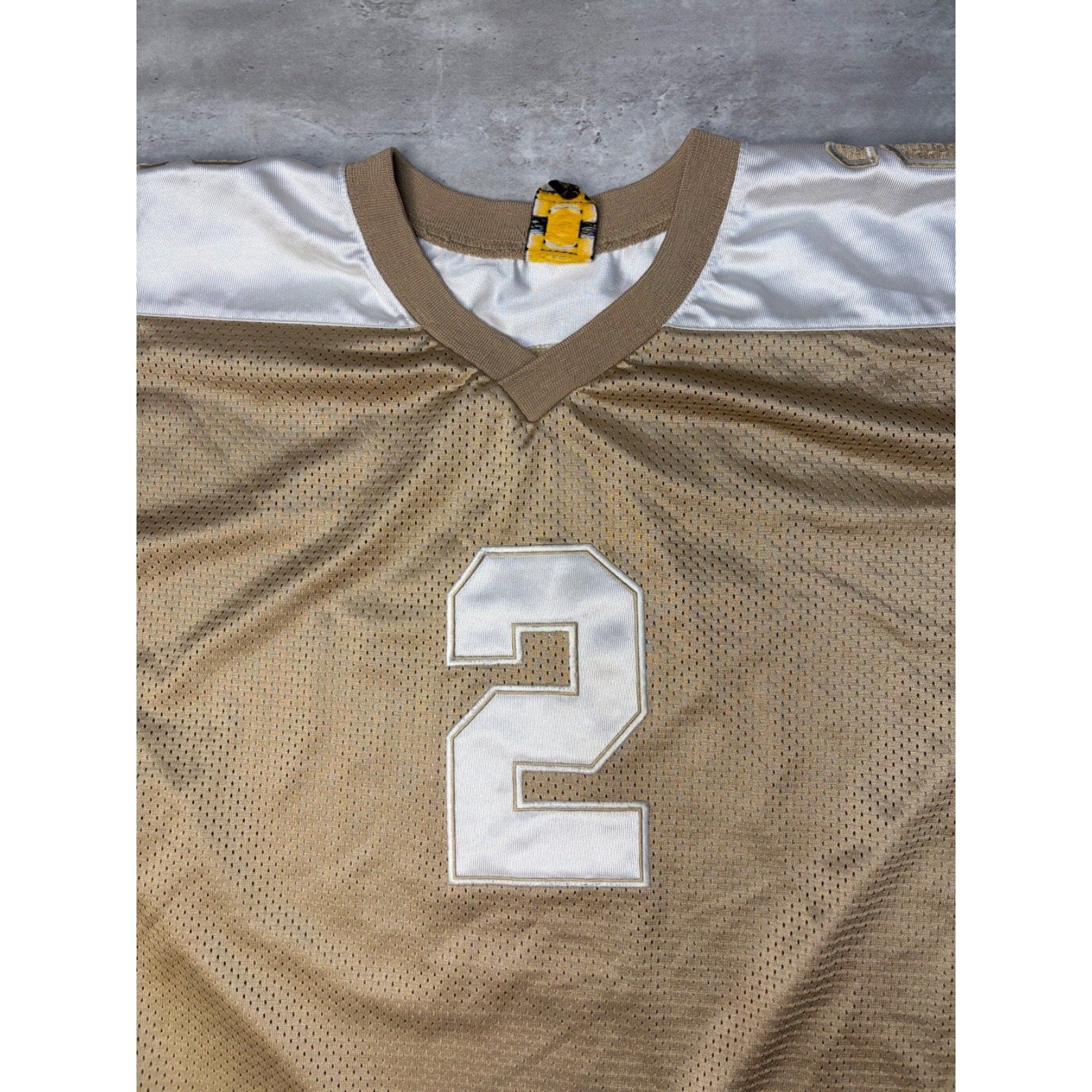 Vintage Y2K Mecca Athletics #2 Embroidered Football Jersey Size 2XL