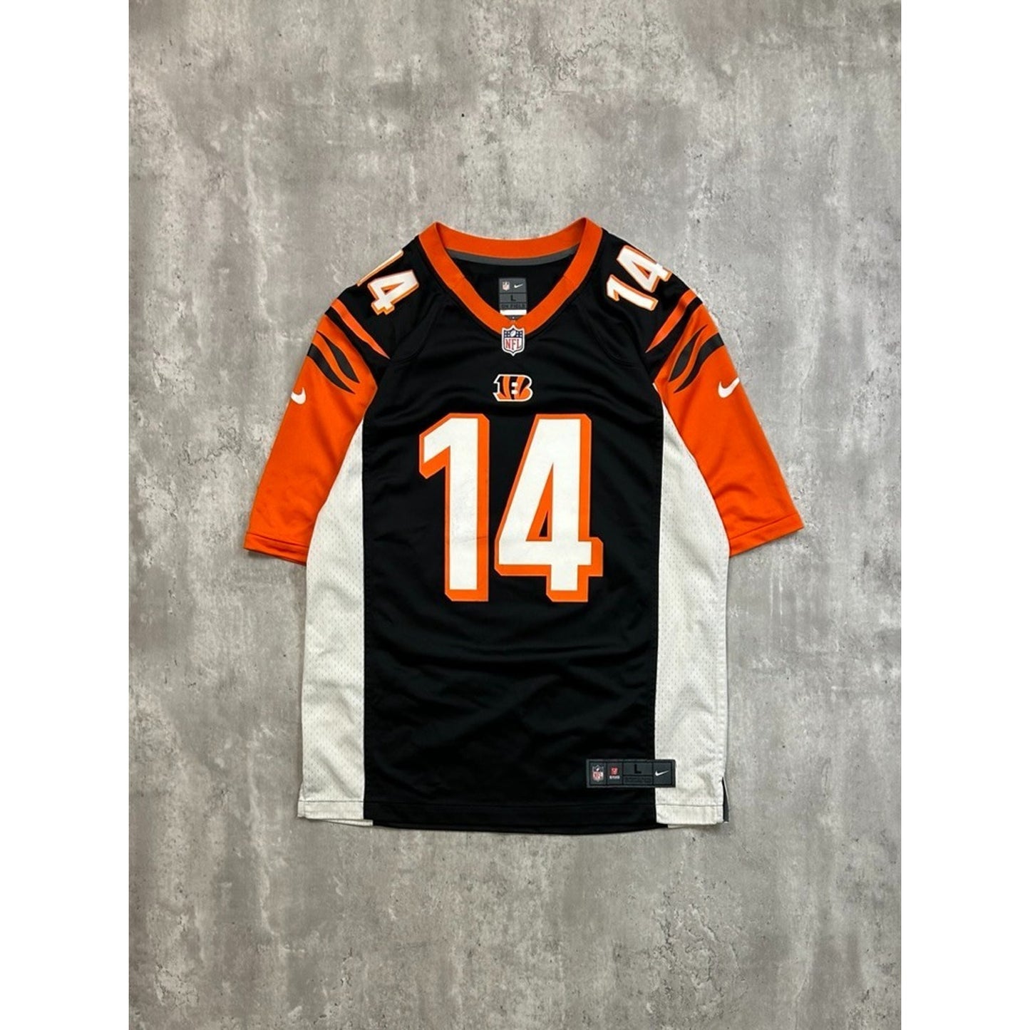 Vintage Andy Dalton #14 Cincinnati Bengals NFL Nike Football Jersey Size Large