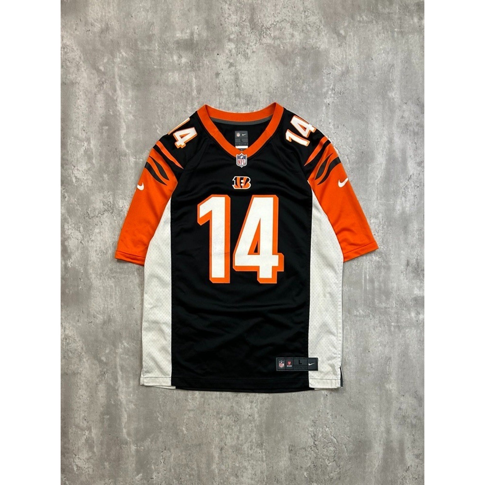 Vintage Andy Dalton #14 Cincinnati Bengals NFL Nike Football Jersey Size Large