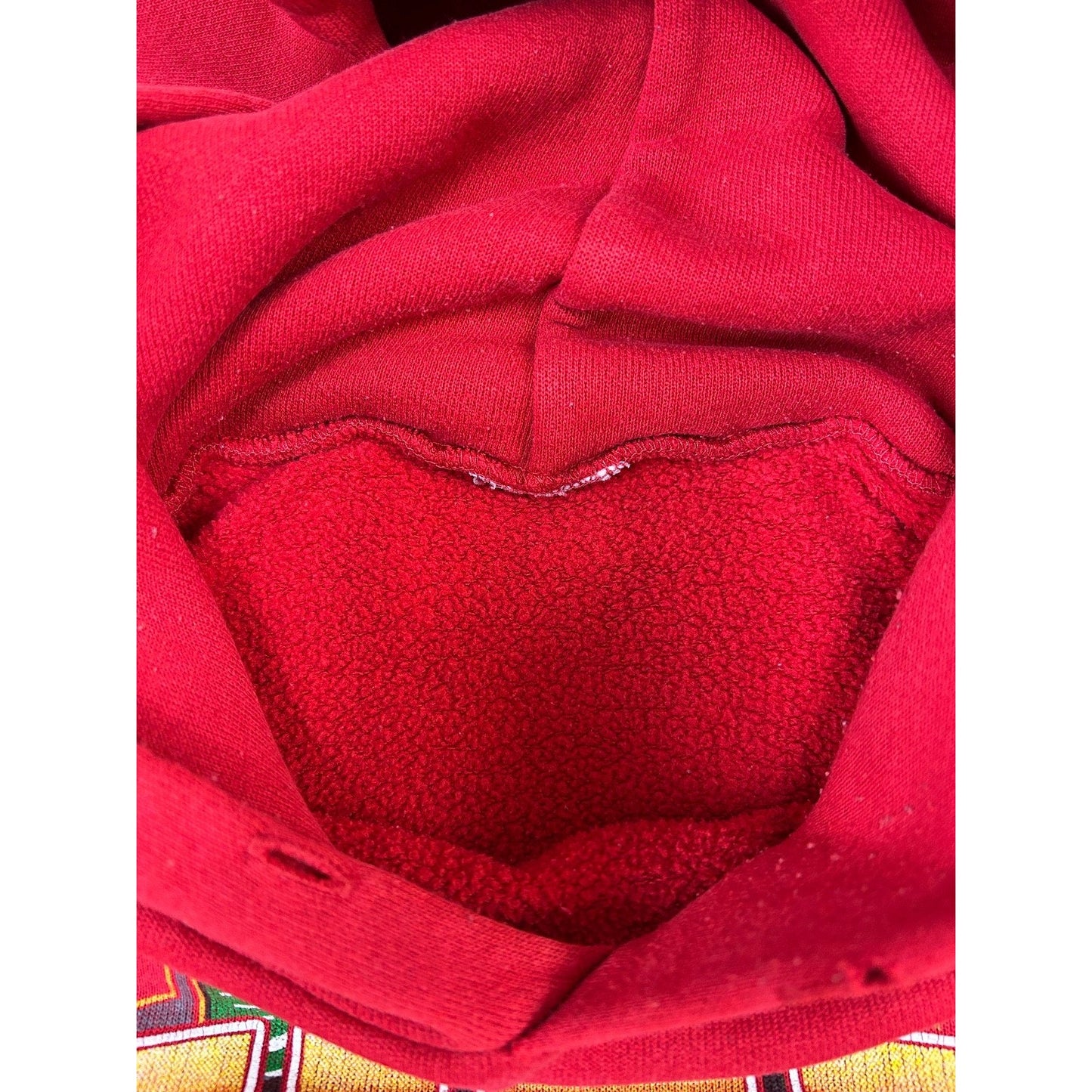 Vintage 1993 Kansas City Chiefs NFL Graphic Spellout Hooded Sweatshirt Sz Large