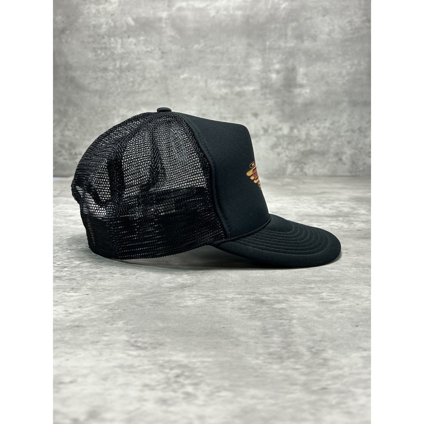 Vintage 80s/90s Niagara Genuine Cycles Graphic Trucker Snapback Trucker Hat OSFA