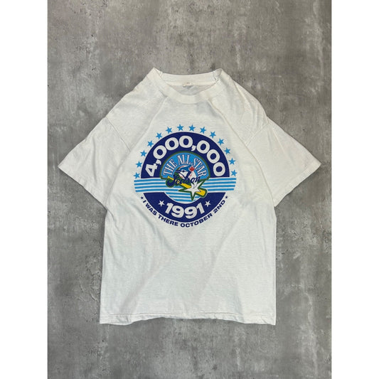 Vintage 1991 Blue Jays MLB I Was There October 2nd Baseball T-Shirt Size XL
