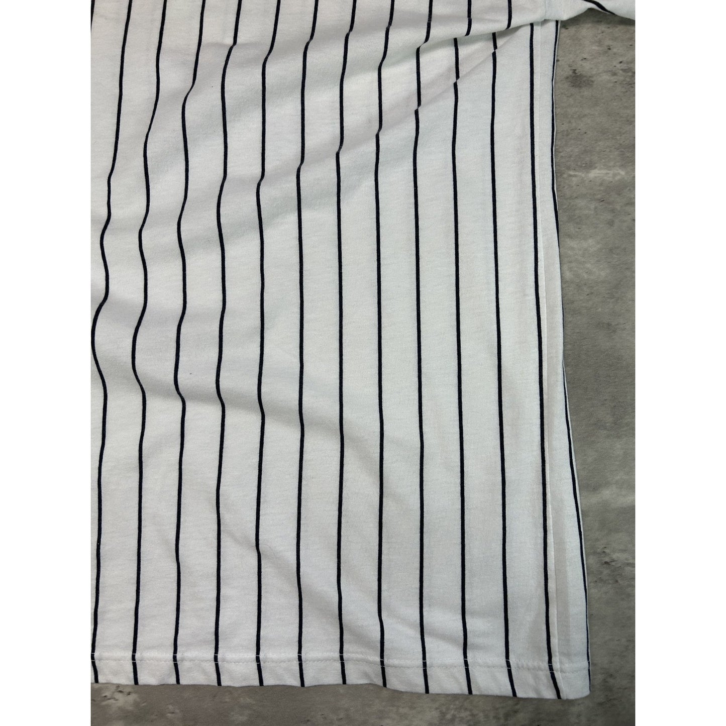 Vintage 1997 Los Angeles Angels MLB Pinstripe Russell Athletic Jersey Sz Medium