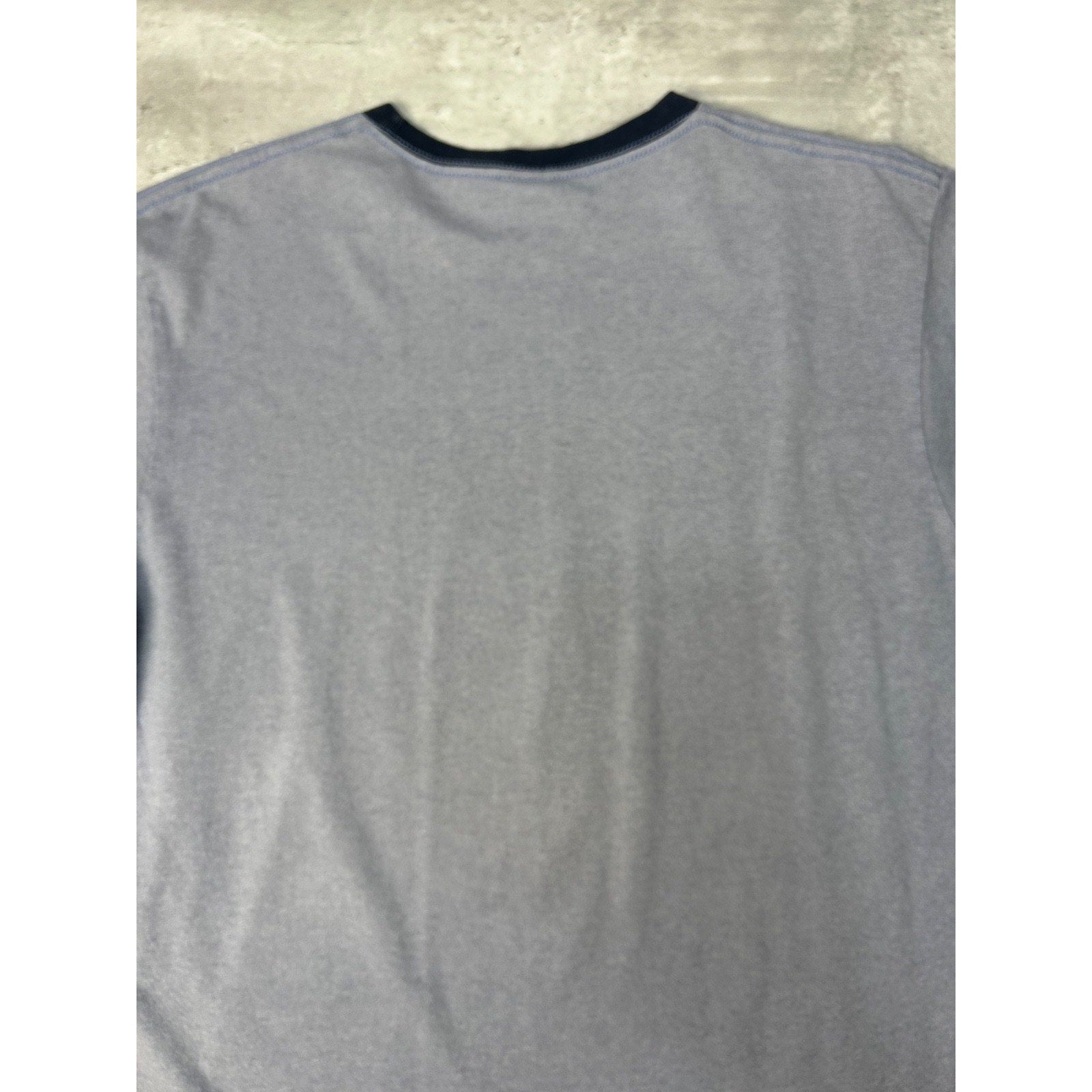 Vintage Y2K Quiksilver Spellout Logo Graphic Ringer T-Shirt Size Large