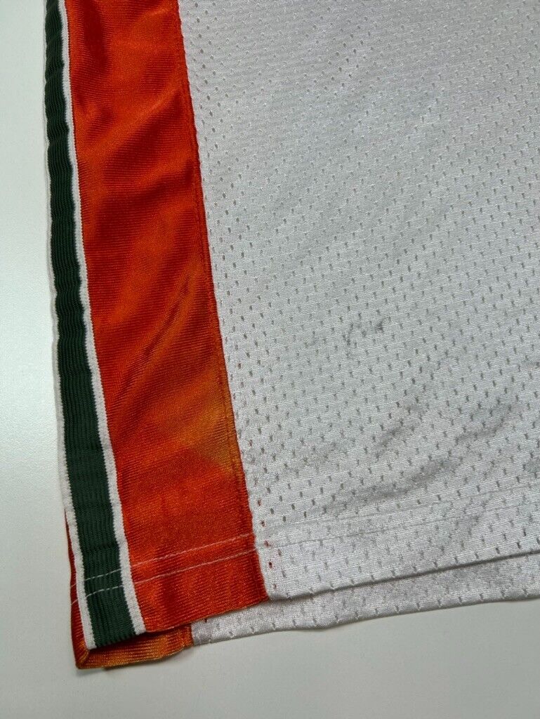 Vintage Miami Hurricanes NCAA Nike Collegiate Football Jersey Size XL White