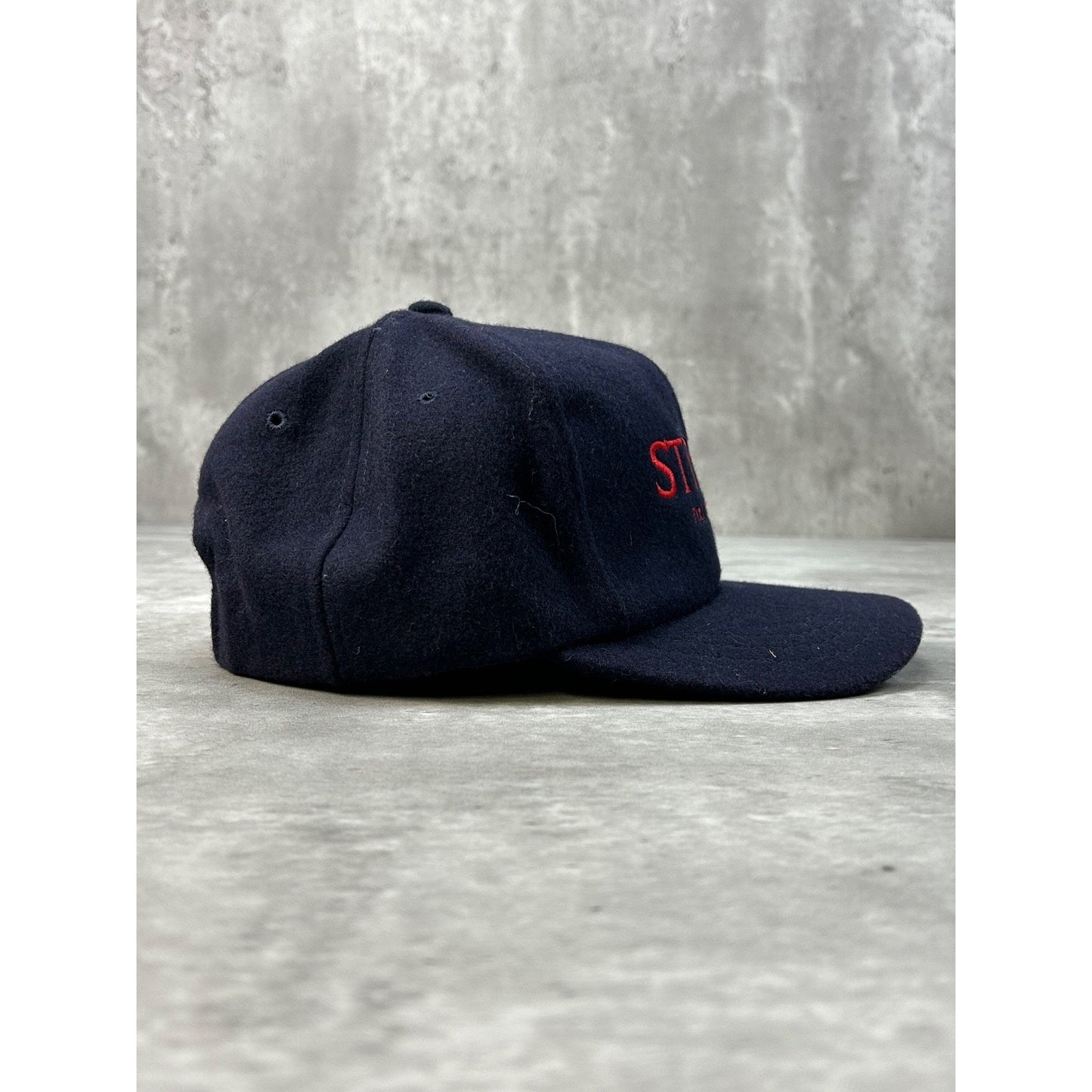 Vintage Strohs Embroidered Spellout Beer Promo Snapback Hat OSFA