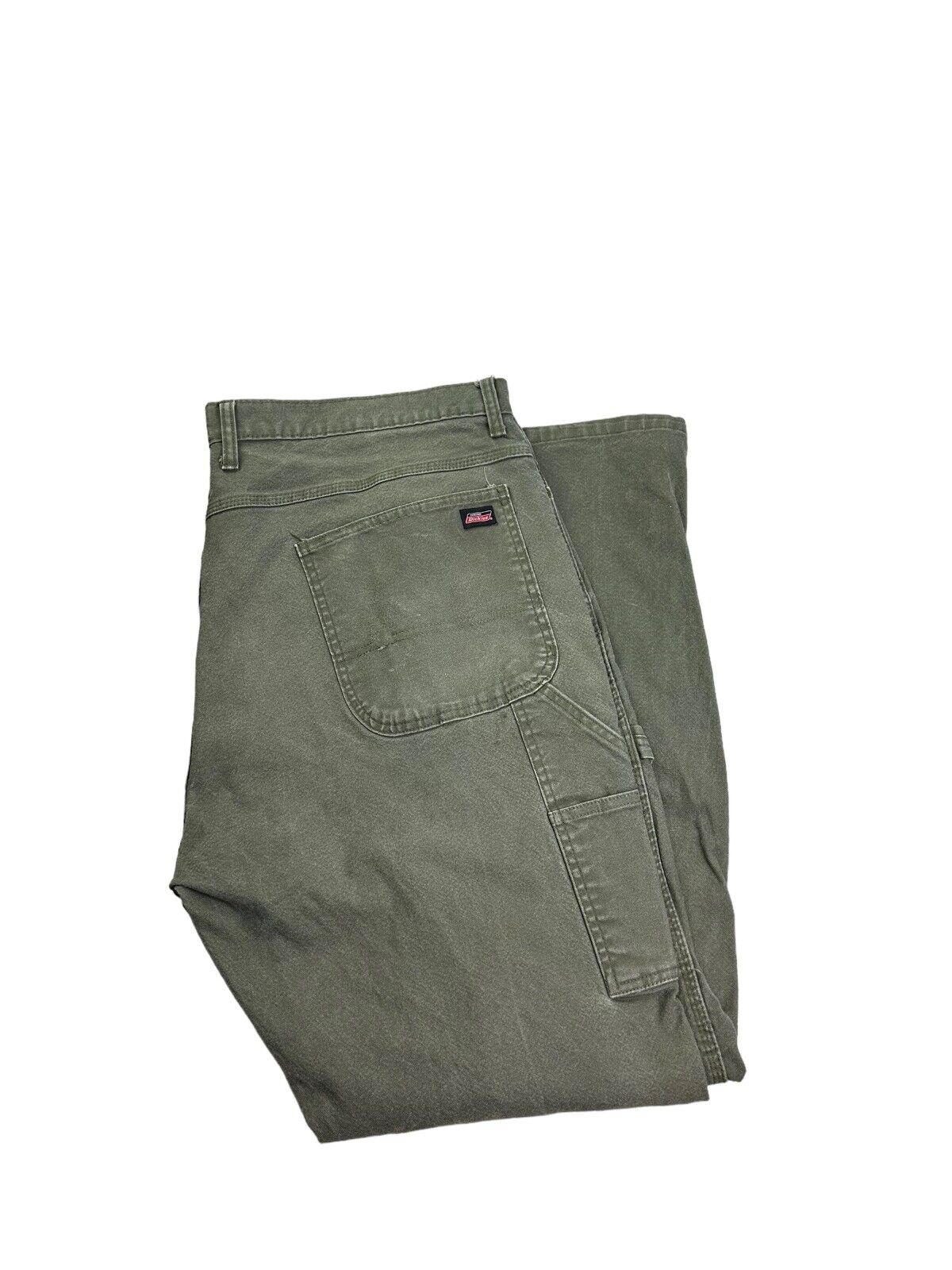Dickies Canvas Workwear Carpenter Pants Size 42 Green