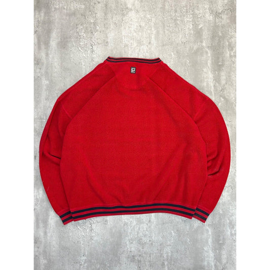 Vintage Chaps Ralph Lauren Embroidered Spellout Fleece Sweatshirt Size 2XL