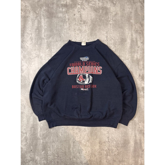 Vintage 2004 Boston Red Sox MLB World Series Champs Baseball Sweatshirt Size 2XL