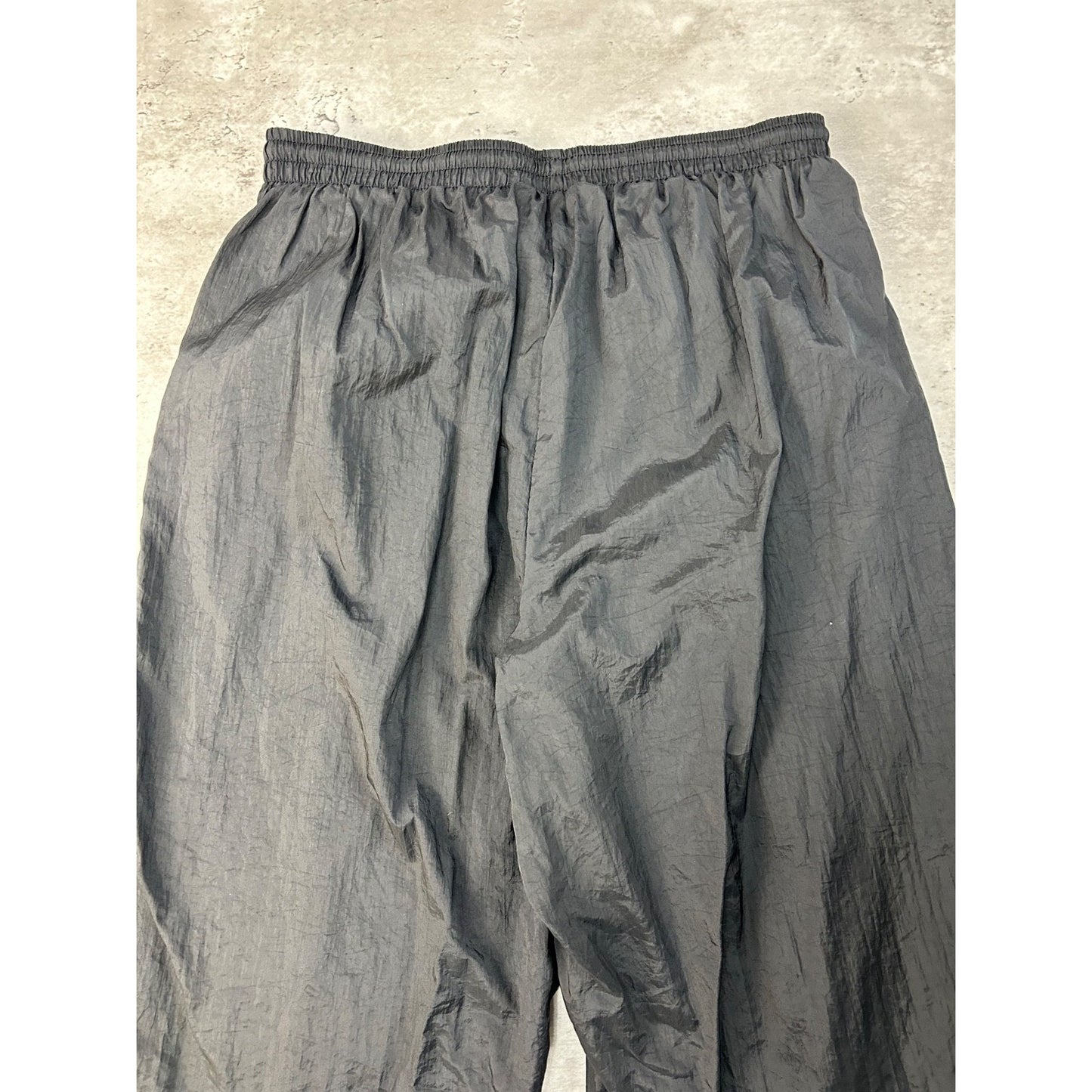 Vintage 90s Nike Tonal Embroidered Swoosh Nylon Track Pants Size Large