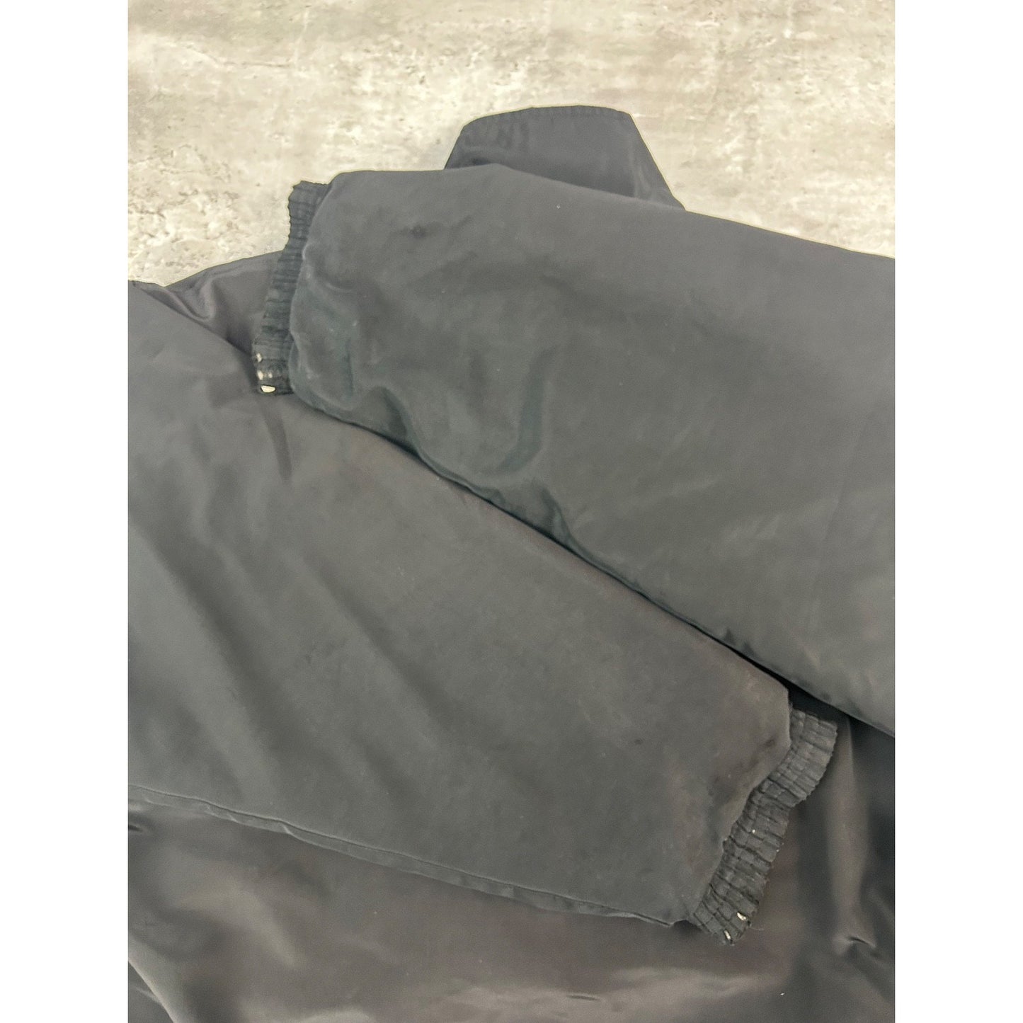 Vintage 90s Nike Embroidered Swoosh Two Tone Nylon Full Zip Jacket Size XL