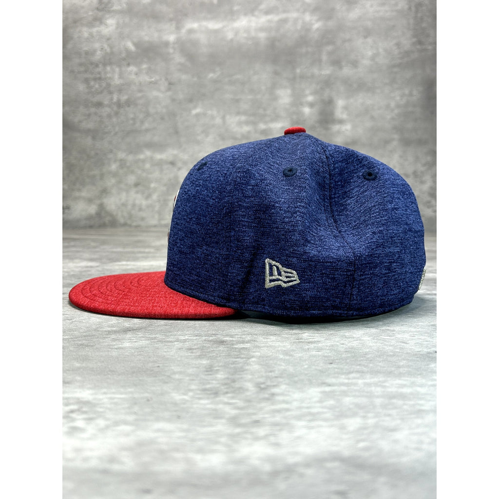 Chicago Cubs MLB 4th Of July American Flag Logo Baseball Fitted Hat 7 1/2