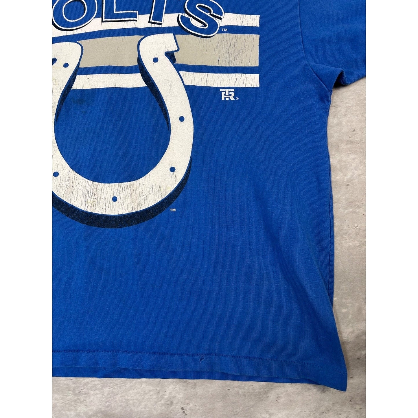 Vintage 1995 Indianapolis Colts NFL Graphic T-Shirt Style Jersey Size Large