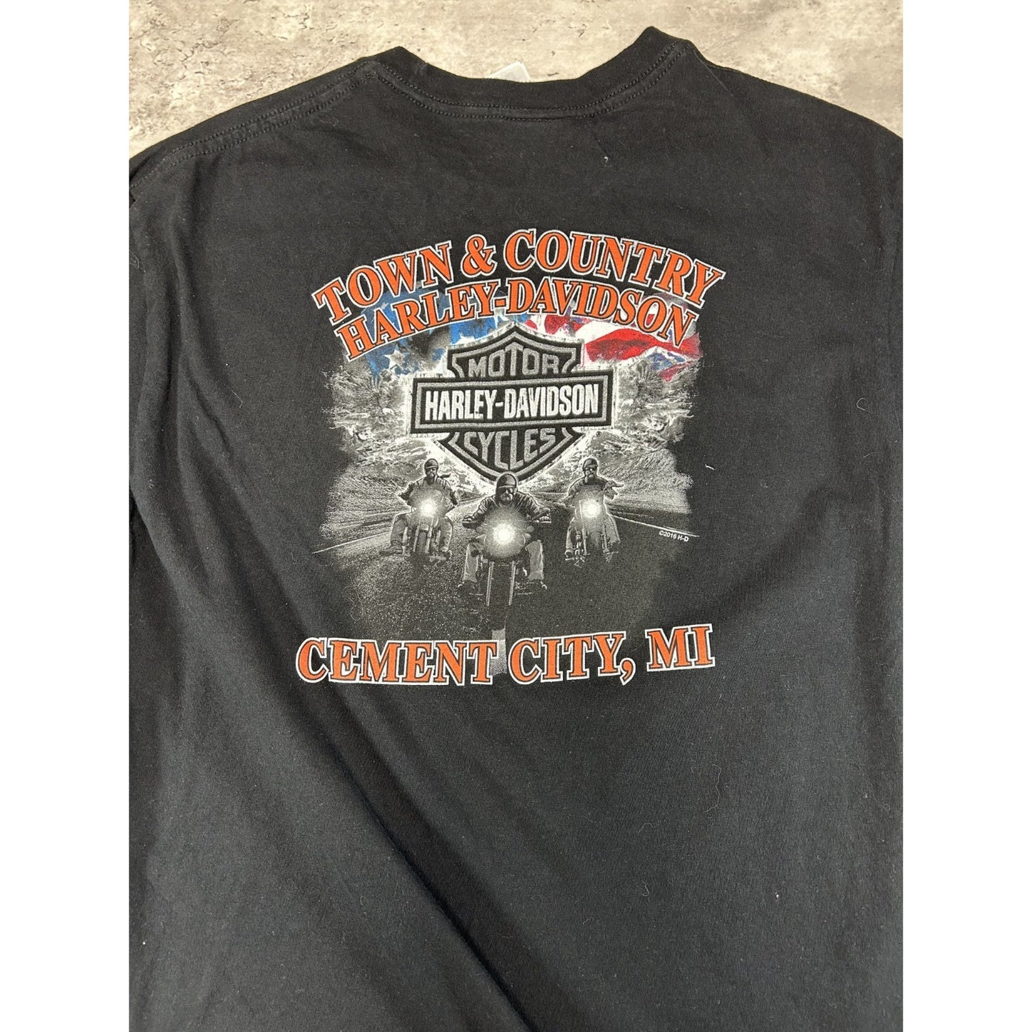 Harley Davidson Motorcycles Clown Graphic T-Shirt Size Large Black
