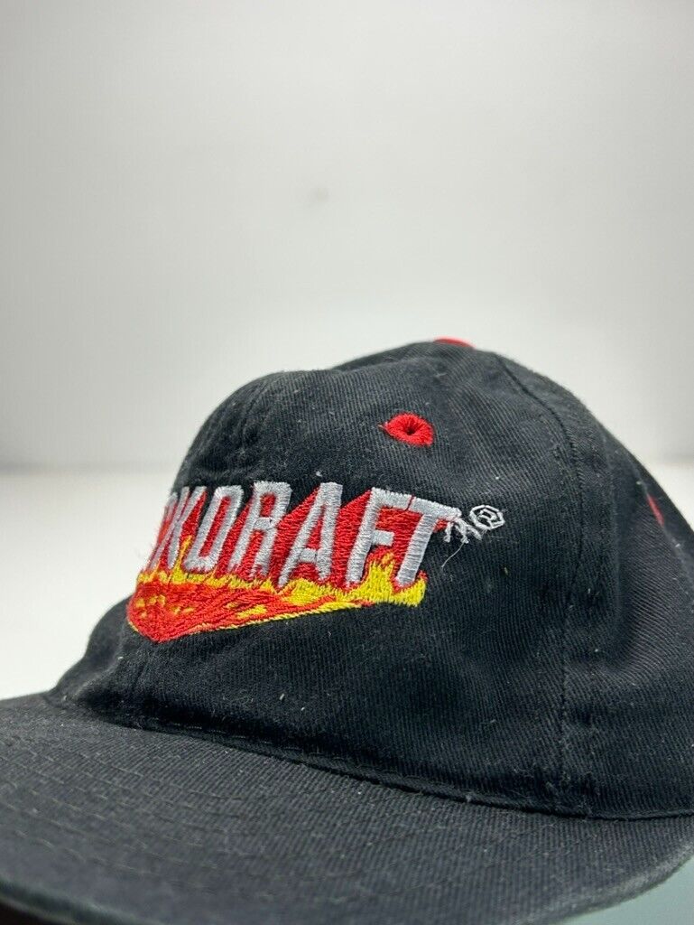 Vintage 90s Backdraft Movie Promo Embroidered Spellout Snapback Hat OSFA