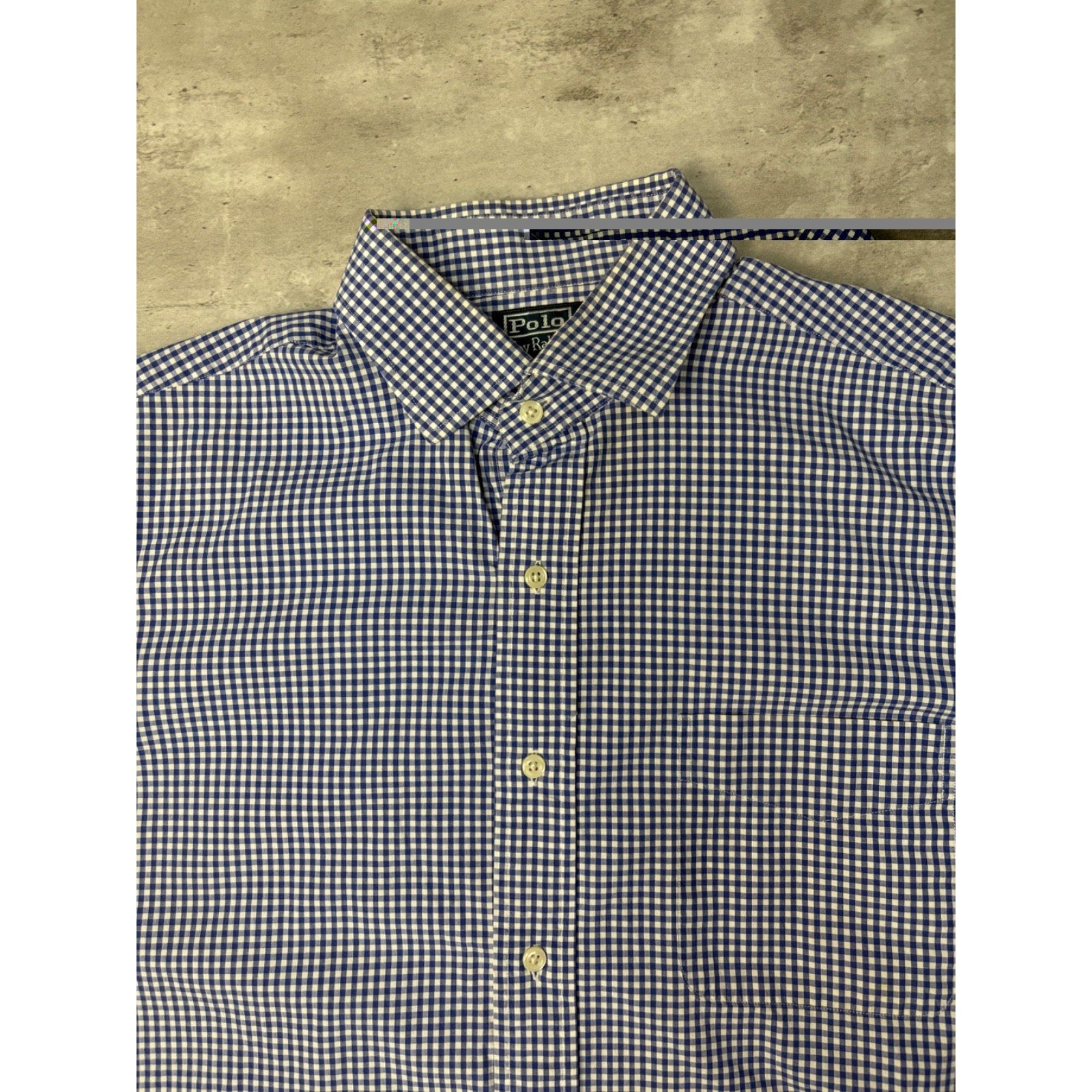 Vintage Polo Ralph Lauren Single Pocket Long Sleeve Button Up Shirt Size XL