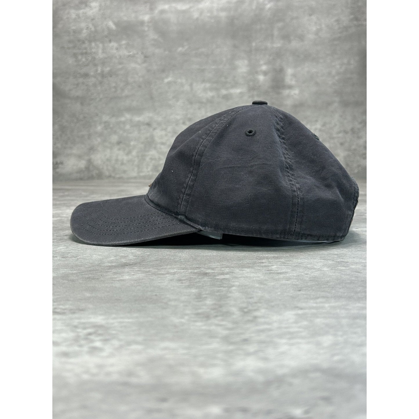 Vintage Carhartt Embroidered Patch Workwear Strapback Hat OSFA Gray