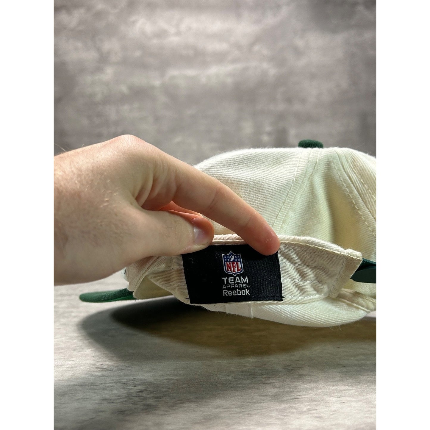 Vintage New York Jets NFL Embroidered Logo Spellout Snapback Hat OSFA