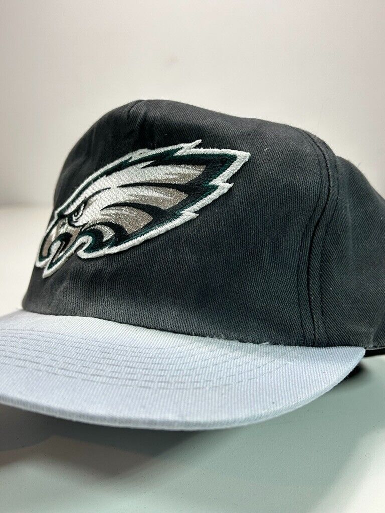 Vintage 90s Philadelphia Eagles NFL Embroidered Logo Snapback Hat OSFA