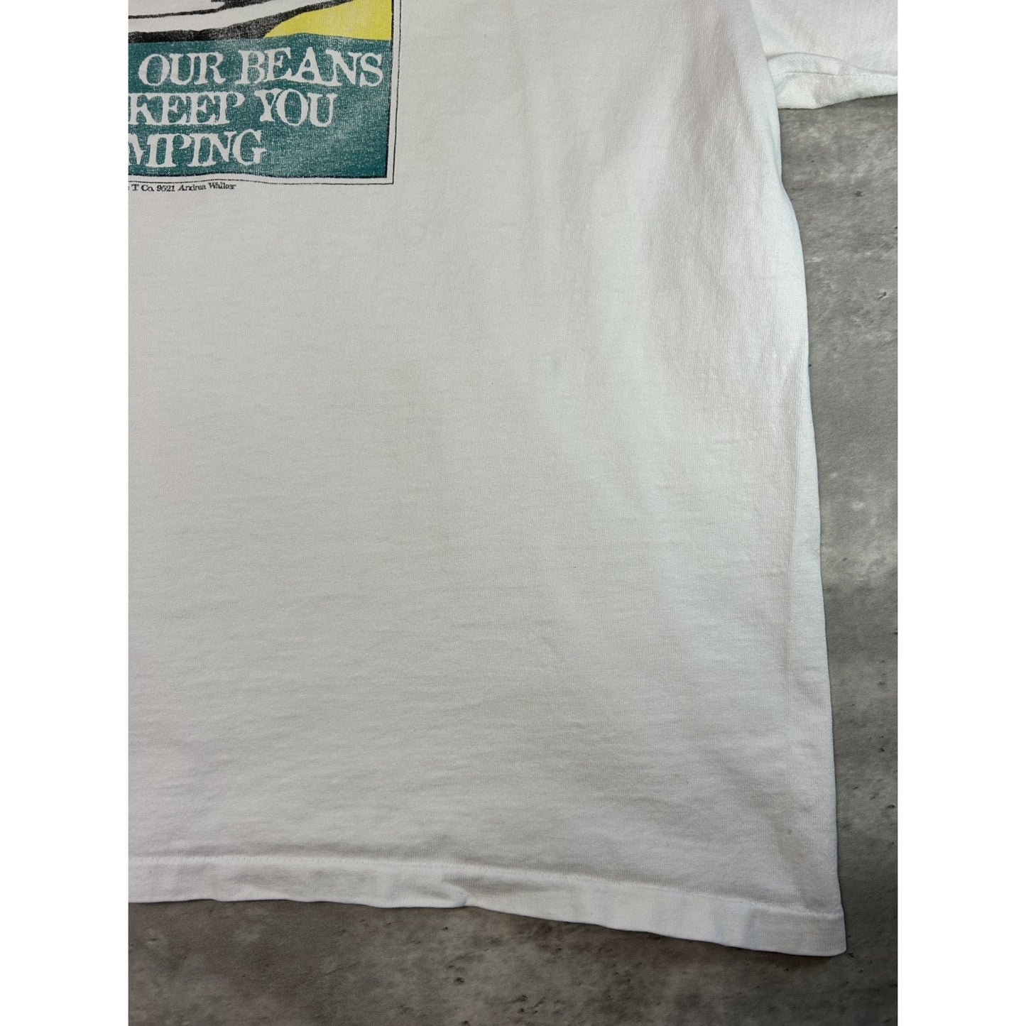 Vintage 90s The Grind Coffee House Spellout Destination Graphic T-Shirt Size XL